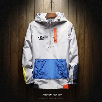 2025ฤดูใบไม้ผลิฤดูใบไม้ร่วงMotion Umbroผู้ชายพิมพ์ตกปลากลางแจ้งกันน้ําเสื้อแจ็คเก็ตHooded Windbreakerเสื้อกีฬา