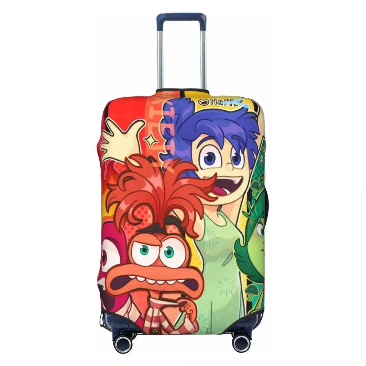 

Custom Inside Out Characters Luggage Cover Cute Suitcase Protector Covers Suit For 18-32 inch