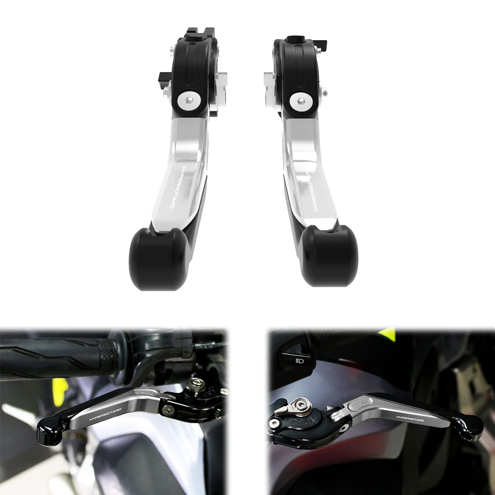 For Ducati Hypermotard 1100 Monster 1100/S/S4R 1200 S/R Motorcycle Clutch Levers Brake Adjustable Folding Extendable Lever Brake