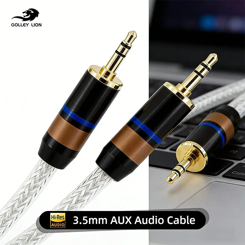 

Аудиокабель 3,5 мм Jack для наушников, ноутбуков Xiaomi, автомобильный AUX-кабель 3,5 мм (штекер-штекер), аудиокабель для колонок