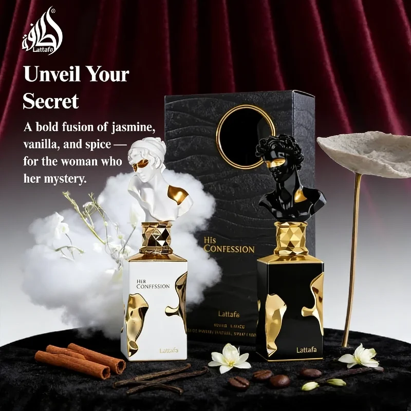 

100ml Middle East Arab Men's Long-Lasting Confession Eau De Toilette Spray Charming Alluring Gift Box Perfume
