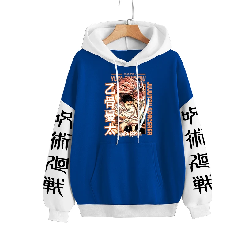 Jujutsu Kaisen Fushiguro Toji Anime Hoodies Harajuku Street Hoody Autumn Plus Size Hooded Women Men Autumn Winter Sweatshirts