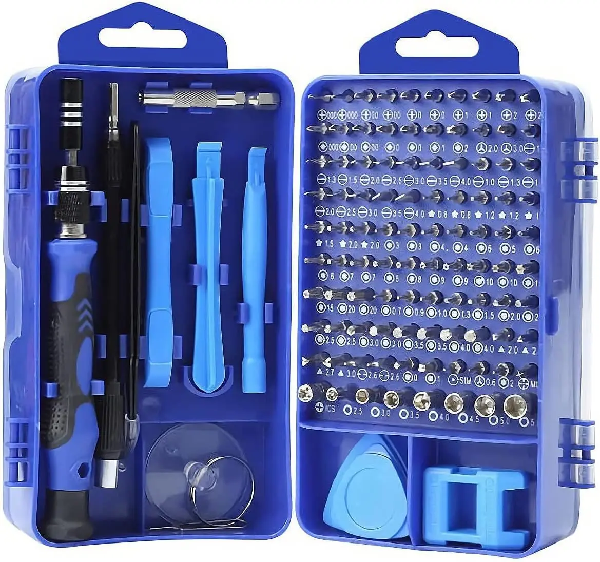 Präzisions-Schraubendreher-Set, 115-in-1-Reparaturwerkzeug-Set mit magnetischem Schraubendreher-Set, Elektronik-Präzisions-Schraubendreher-Set mit Box