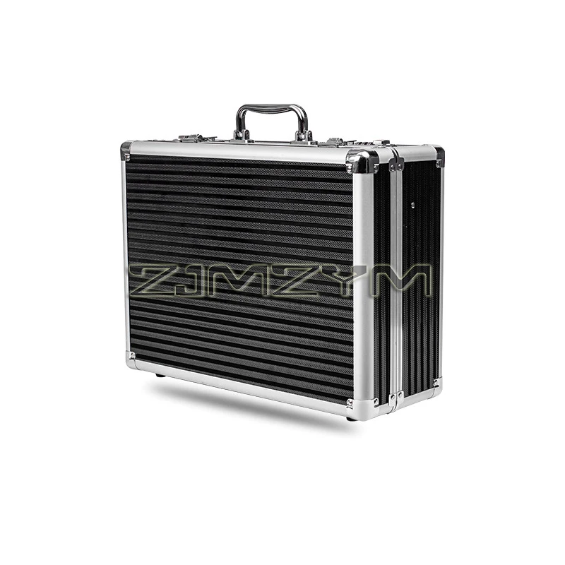 Aluminum Hard Suitcase Barber Tool Salon Hairdressing Accessories With Password Storage Case Carrying Travel Box
