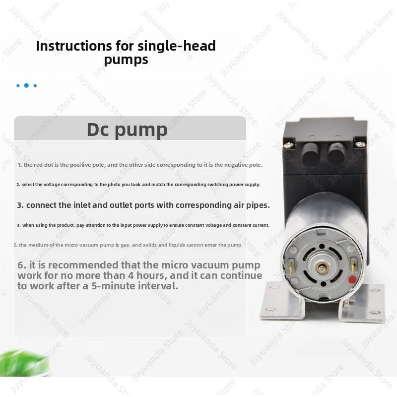 Miniature DC Vacuum Pump Small Air Pump DC12v24v220V Air Pump Industrial Negative Pressure Air Suction