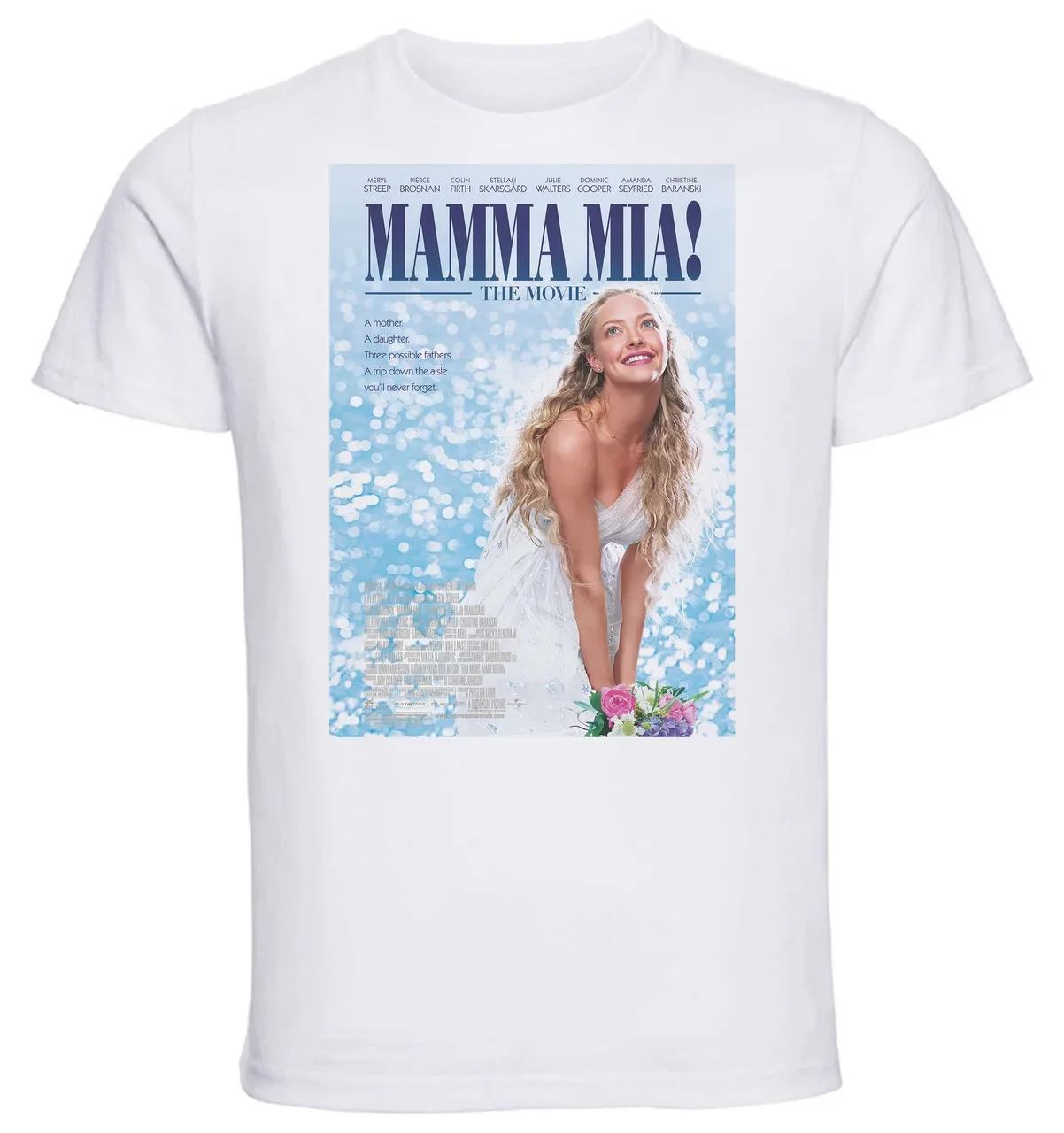 T-shirt Unisex - White - Mamma Mia! The Movie