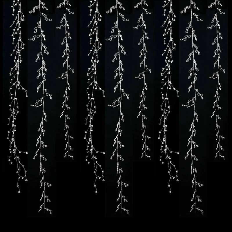 100/120/150cm Acrylic Crystal Bead Curtain Clear Water Drop Diamond Shape Branch String Garland For Wedding Party Hanging Decor