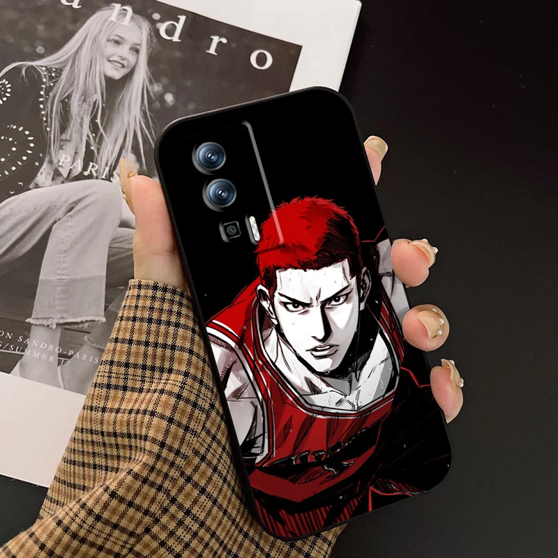 Anime S-Slam D-Dunk Sakuragis For Xiaomi Redmi 9A 9C 9AT 10C 9 9T 10 12C 13C A3 12 K60 A1 K50 K40 5G Black TPU Phone Case