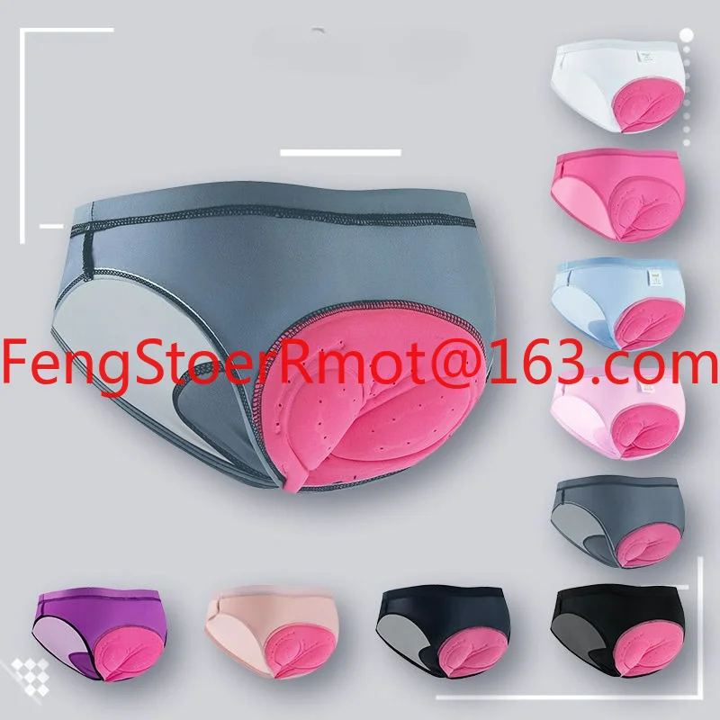Women's bicycle cycling underwear triangle silicone pad moisture-wicking and breathable spinning bicycle quick-drying hip pants