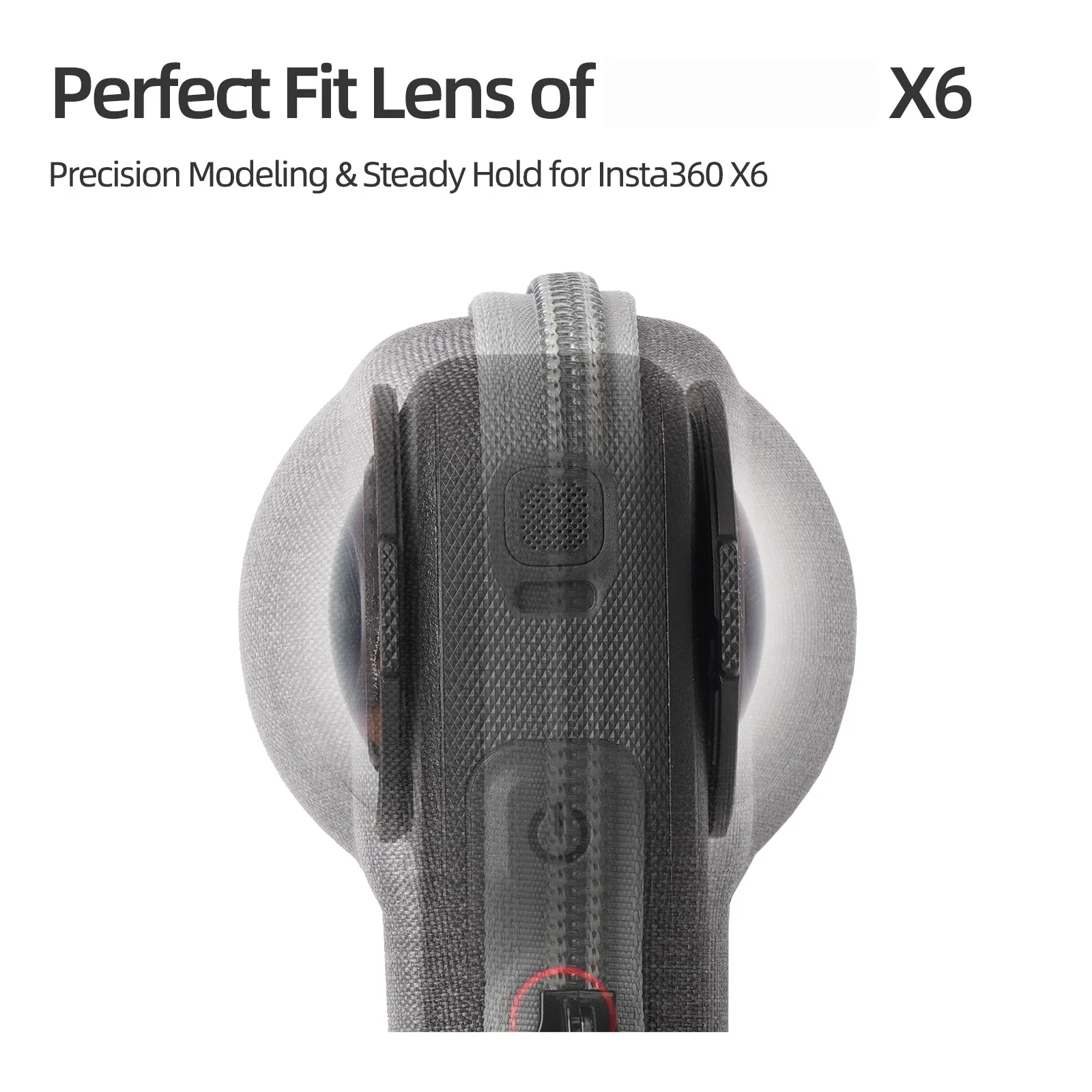 Mini Storage Bag for Insta360 X6 Camera Travel Carrying Case Dustproof Drop-Proof Portable Protective Pouch​
