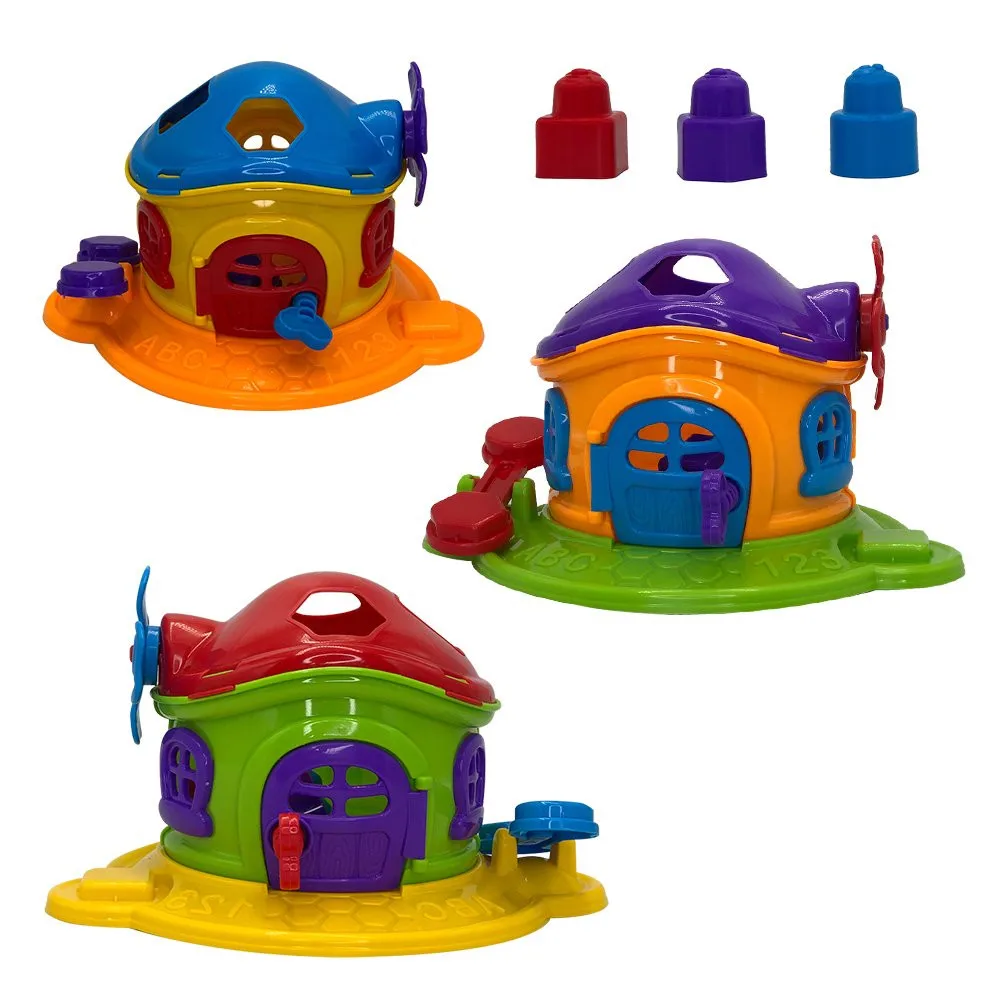 3 Pieces Enchanted Mushroom House Toy for Snap