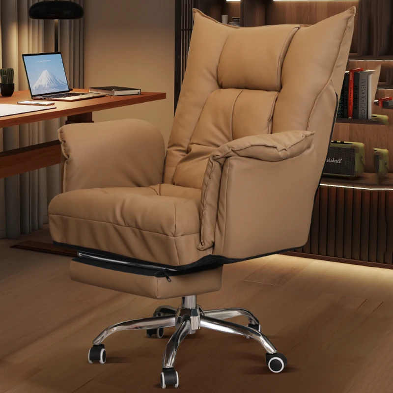 Vanity Throne Office Chair Swivel Arm Lazy Study Salon Recliner Playseat Pedicure Office Chair Desk Taburete Salon Furniture