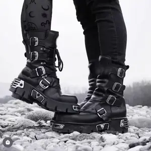 Punk rock boots womens best sale