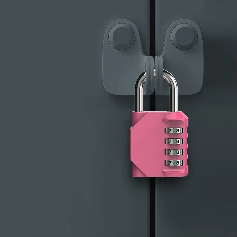 4 Digit Number Combination Pad Lock Dormitory Padlock Outdoor Travel Anti-Theft Lock Suitcase Luggage Security Coded Locks
