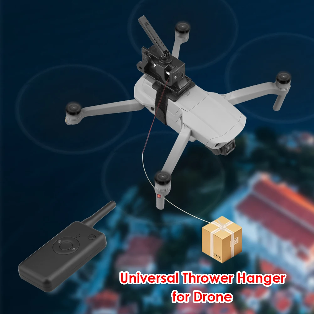Fishing Bait Delivery Parabolic Drone System Airdrop Air Drop System for Wedding Ring Fishing Bait Life Rescue