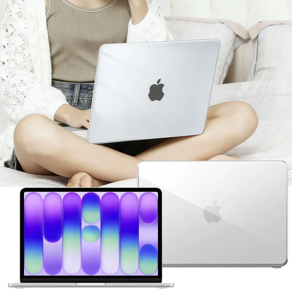 2026 Laptop Case For MacBook Neo Case 13 inch 2026 (Model A3404),Crystal Clear 100% Match Official Color  Hard Shell Laptop Case
