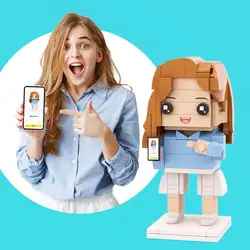 *brick figure photo custom design* MOC self-portrayal set brick order,Anime Figure Movie Character Pet model create design