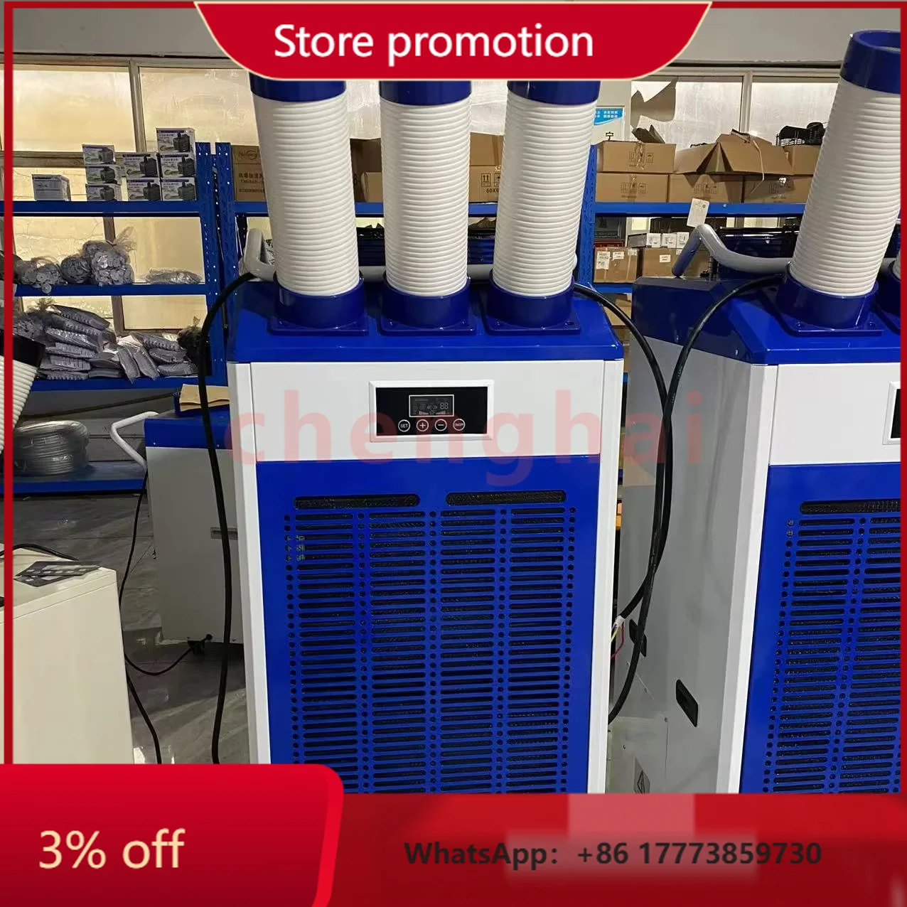 

CHKJ for Portable AC 25000 BTU Industrial air Conditioner with Cooling and Heating