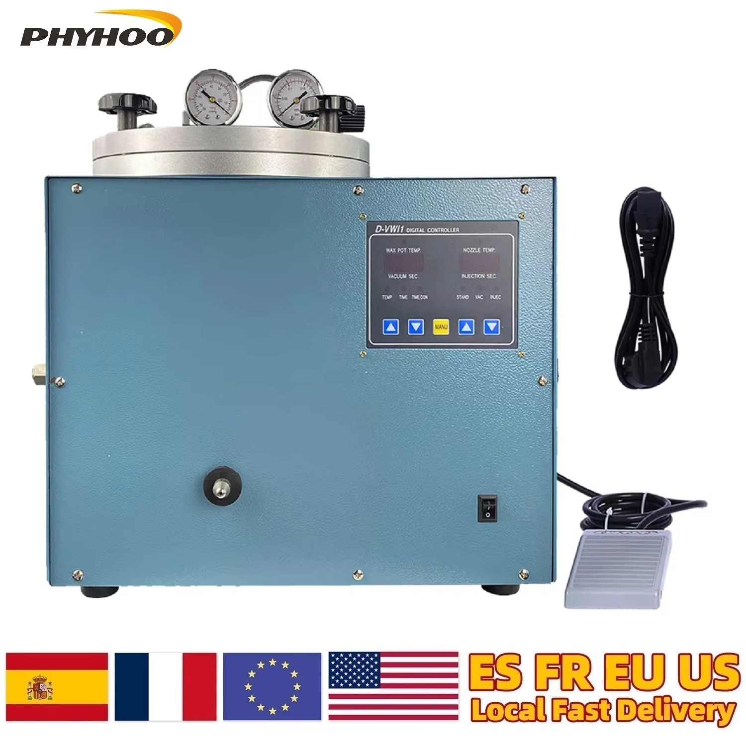 3KG Digital Vacuum Wax Injection Machine for Jewelry Casting Automatic Precision Wax Mold Making Equipment