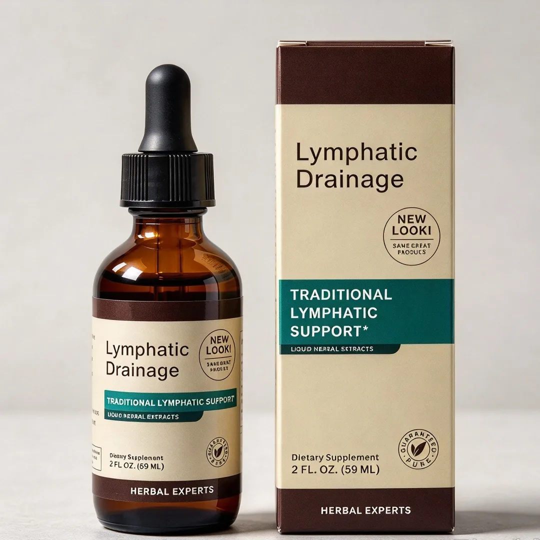 59ml Herbal Body Care Serum Lymphatic Drainage Drops Natural Extract Ampoule Drops For Wellness Healthy Toxin Reduce Skin Care