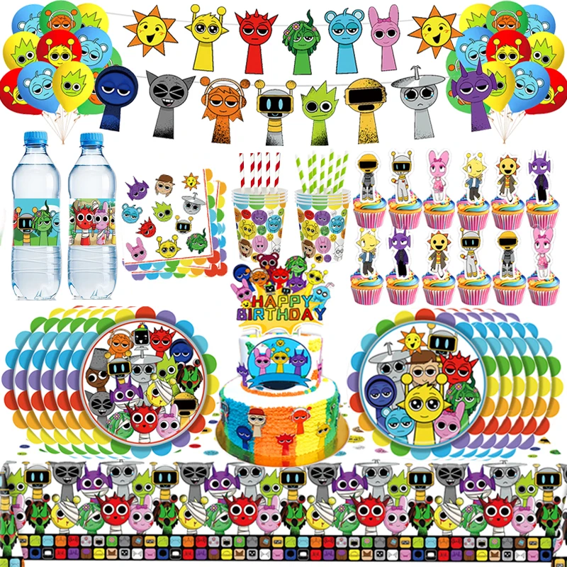 Kit Completo Sprunki: Piatto, - Table Cloth Disposable recensione e prezzo