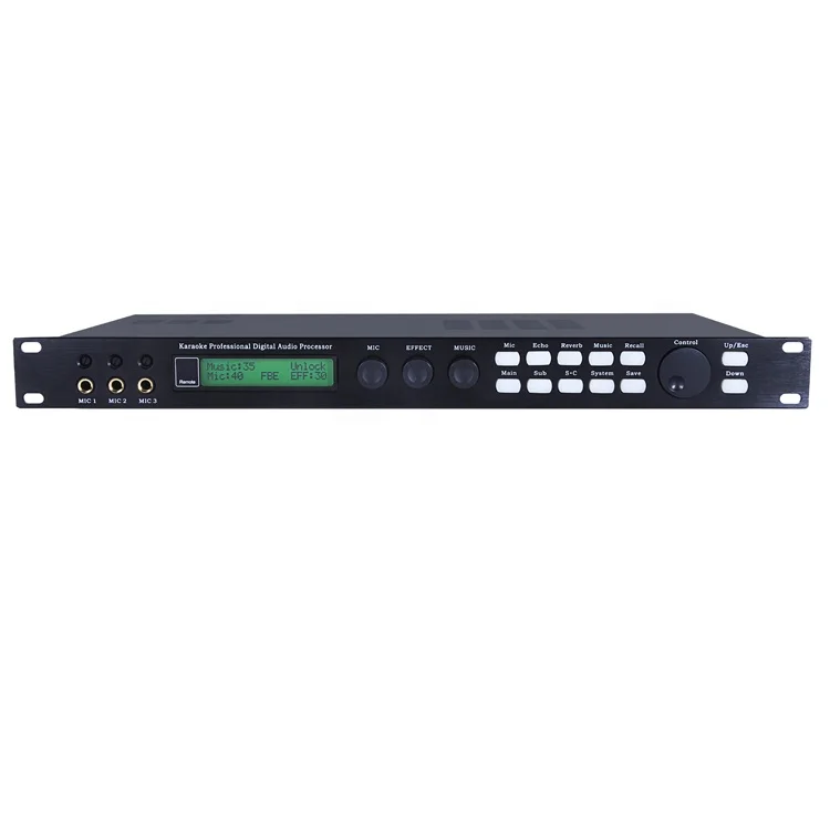 X5 Digital Sound Processor Audio Effector KTV Home Sound System Digital Audio Karaoke Effect Processor