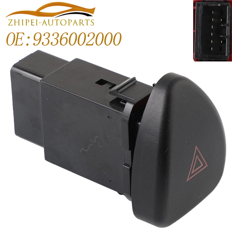 9336002000   Interruptor de luz de emergência interruptor de luz de advertência de perigo carro 93360-02000 para hyundai atos prime 2001-2012