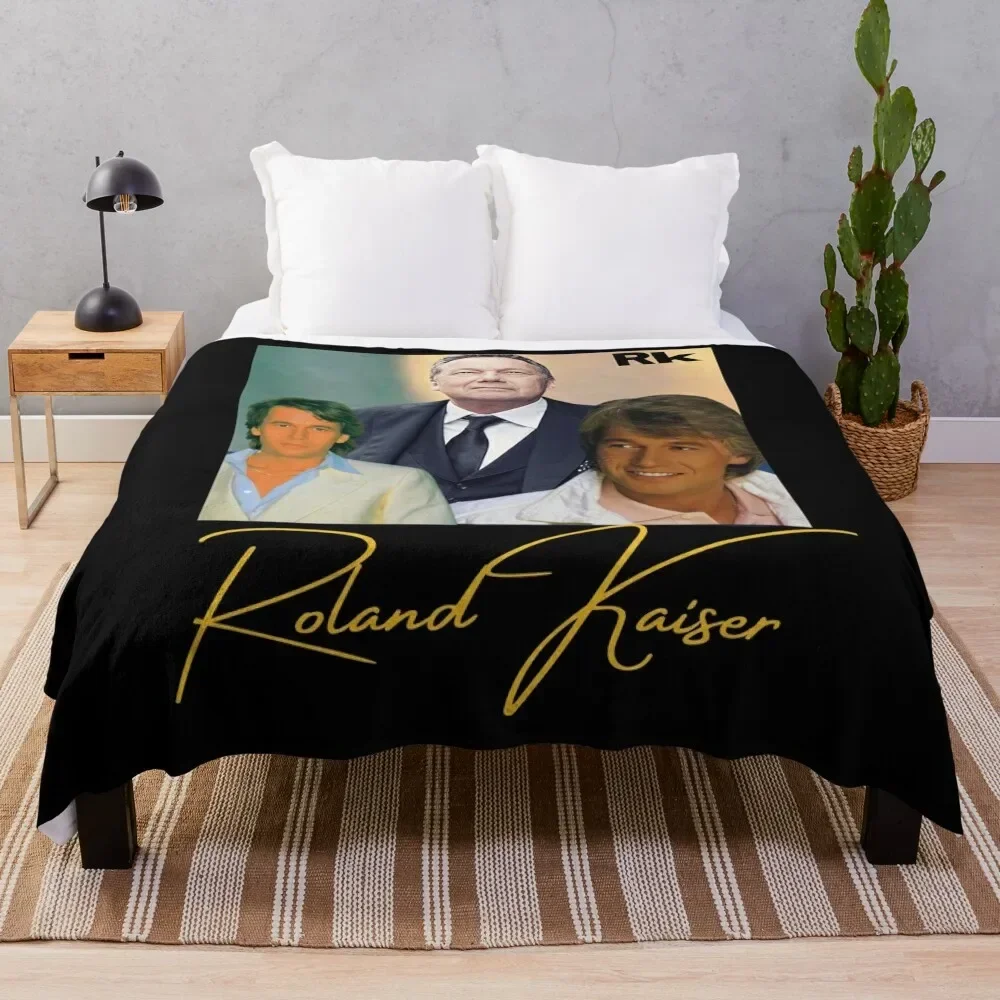 

Roland kaiser - rip Roland kaiser - rest in peace Roland kaiser Throw Blanket Weighted Retros Cute bed plaid Blankets