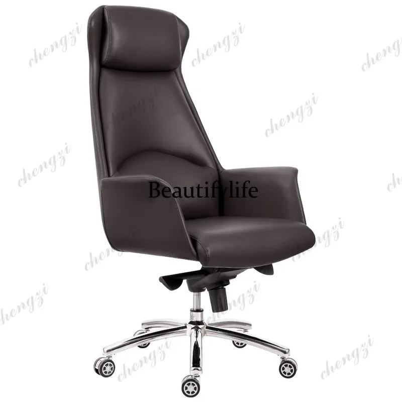 Office Furniture Boss Office Chair Home Simple Fashion Leather Chair Computer Rotating Chair