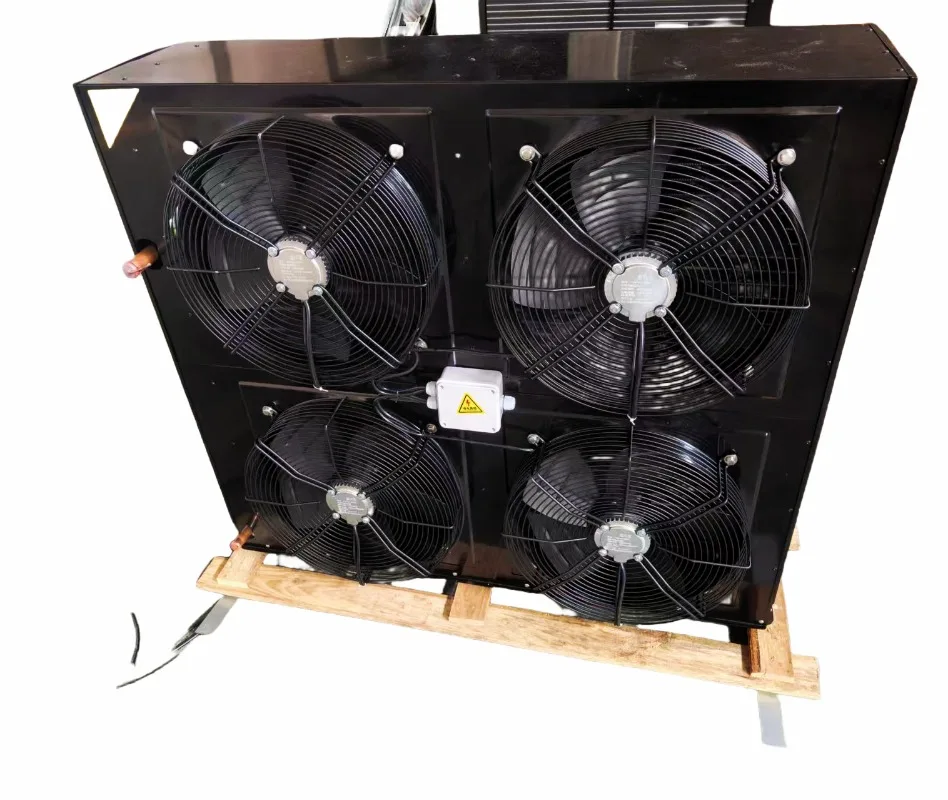 New High Efficiency Air Cooled Industrial Refrigeration Condenser With Aluminum & Copper Tube U-Shaped For Cold Storage