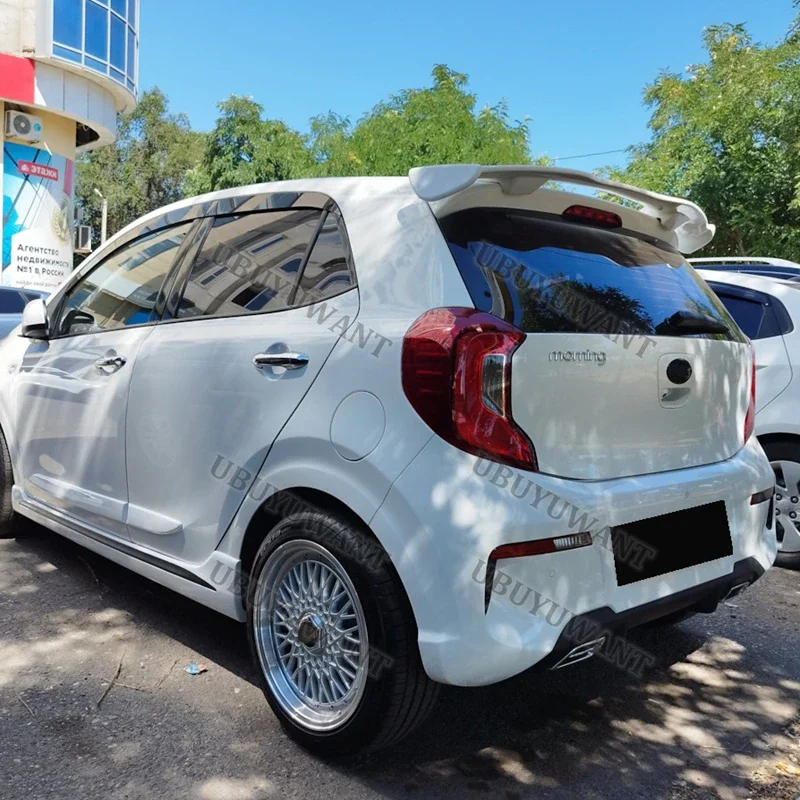 Für KIA Morning Picanto ABS Hinten Stamm Kofferraum Deckel Auto Spoiler Ducktail Lip Flügel 2011-2025