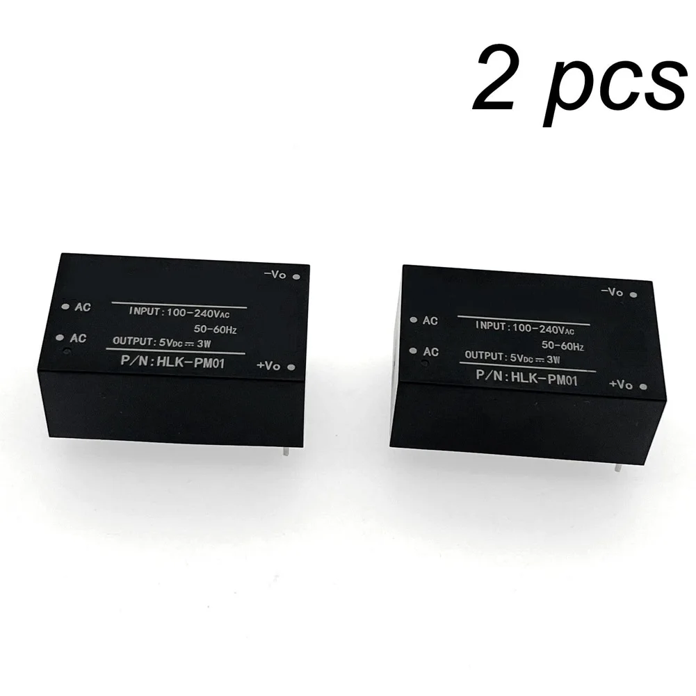 2PCS For HLK-PM01 Power Supply Module  AC DC 220V To 5V Step-Down Power Supply Electrical Equipment Accessories