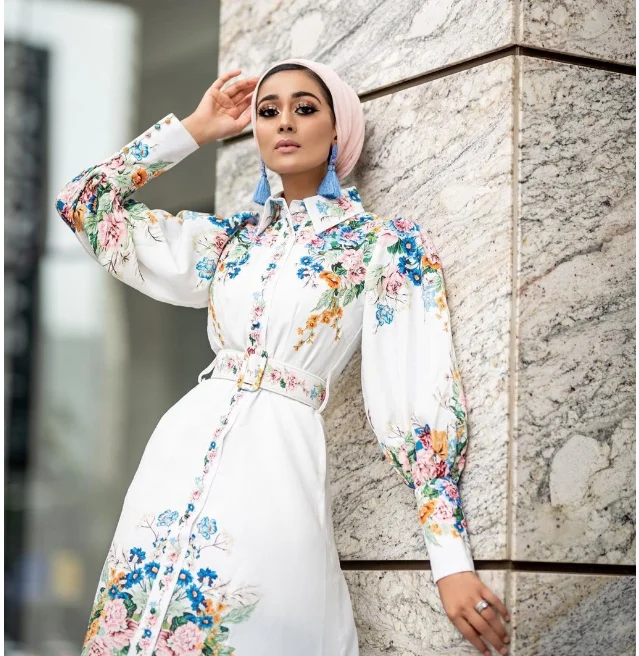 Vestido musulmán árabe de Ramadán Eid Mubarak Abaya para mujer, ropa islámica, bata larga, vestido femenino, Dubái, Turquía