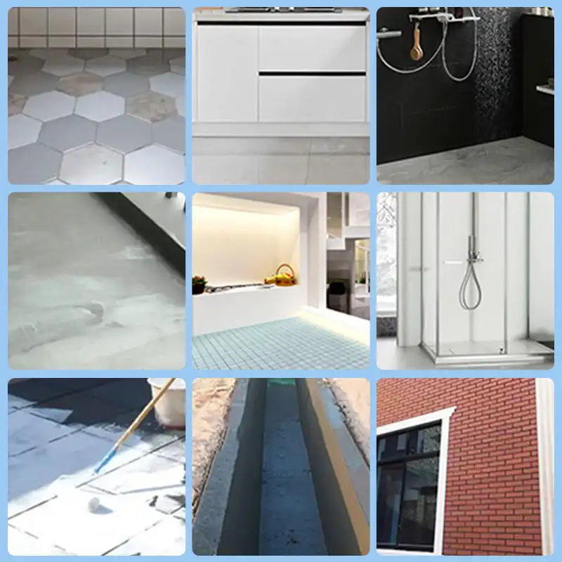 300g Transparent Waterproof Adhesive Exterior Walls Leak Proof Coating Bathroom Floor Crack Sealing Mold Proof