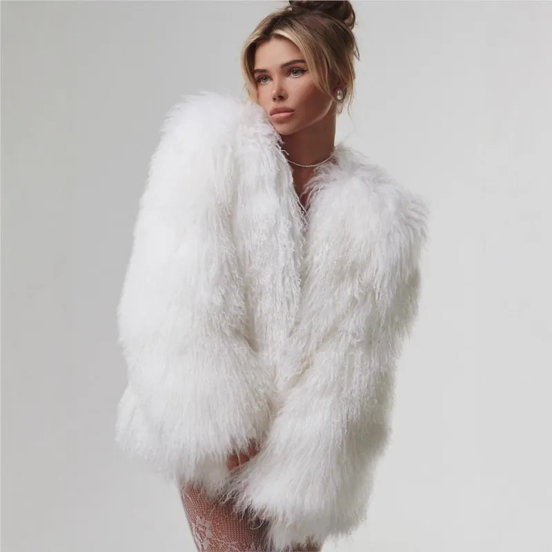 

Шаль вечерние меховые нового стиля смешанное пальто