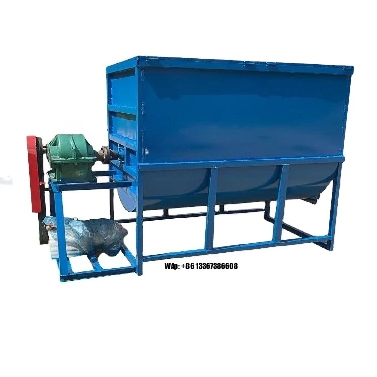 High Mix Production Horizontal Mixer Family Farm Farming and Feeding Mixer 500kg Mix