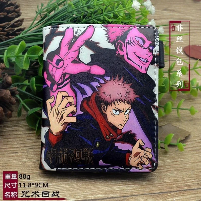 Ka r und Sound Jujutsu Line Satoru Gegenseitige Hilfe Bifold Buch RT Herren Geldbörsen Kojo Yuji Fushiguro Megumi wo Nudeln Karteninhaber Geldbörse – Detail 6