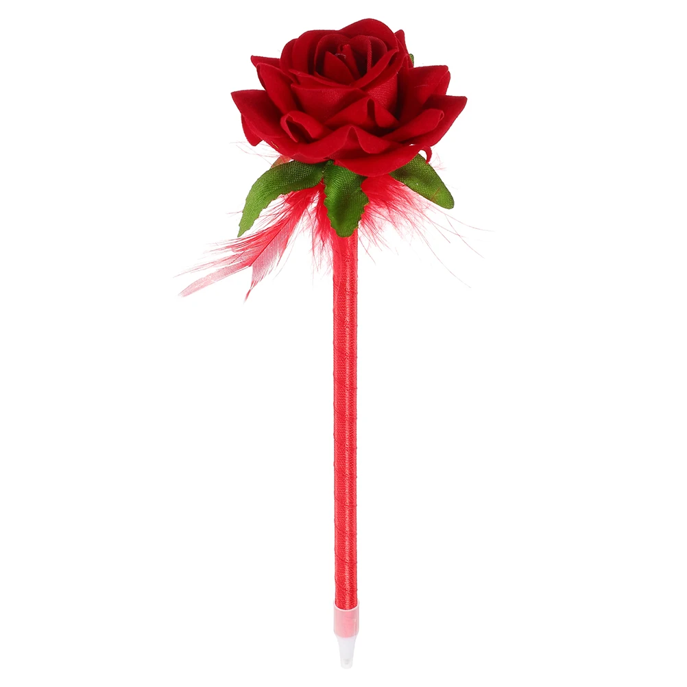 

Creative Rose Ballpoint Pen Teacher Appreciation Gift Artificial Flower Pen Decorative Office Supplies for Graduation for Girls
