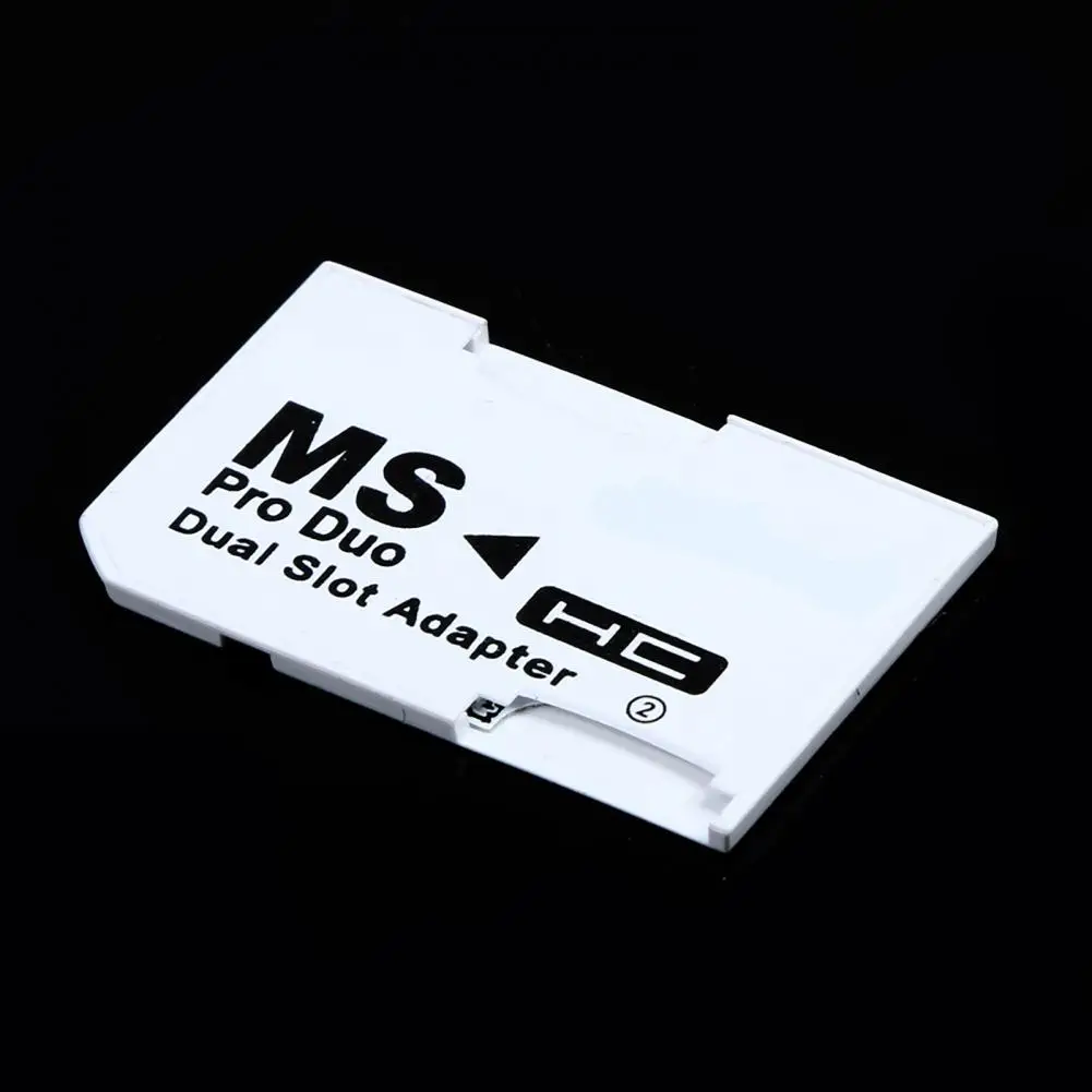 Dual Slot Memory Card Extender High-speed Memory Card Adapter for Capacity Expansion Multi-card Reading Compact Size Portable
