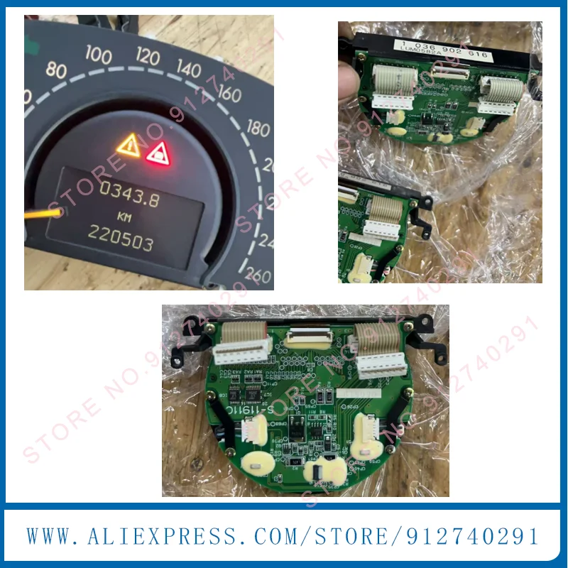 LUM0582A LUM0279C  Instrument Cluster LCD Display Unit For Mercedes Benz W220 W215 S500 S55 CL500 C CL Class Dashboard LCD