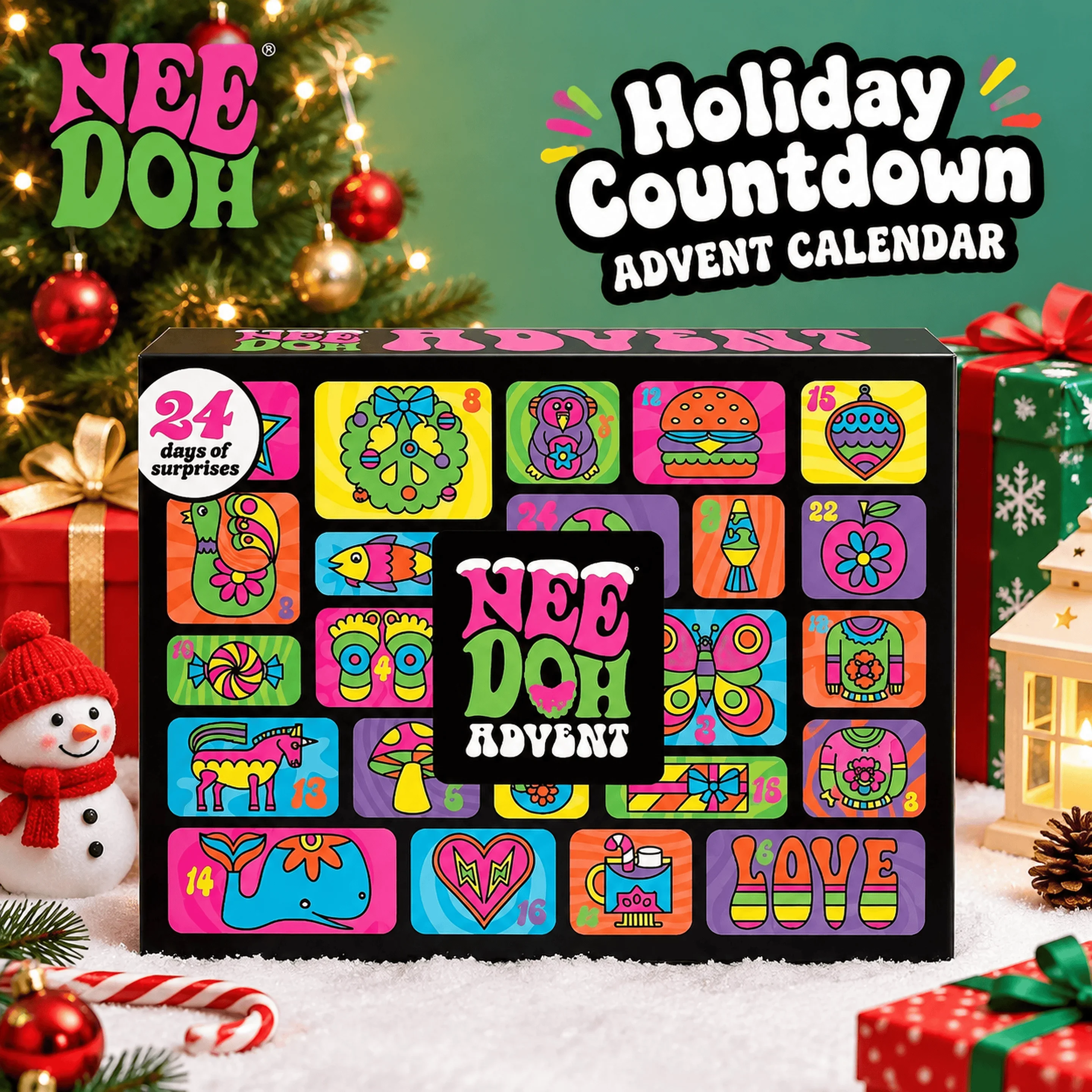 Calendário do Advento NeeDoh 2 - Advent Calendar Gift avaliação e preço