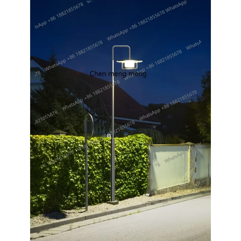Outdoor modern solar pole outdoor garden villa courtyard light community garden park road landscape light