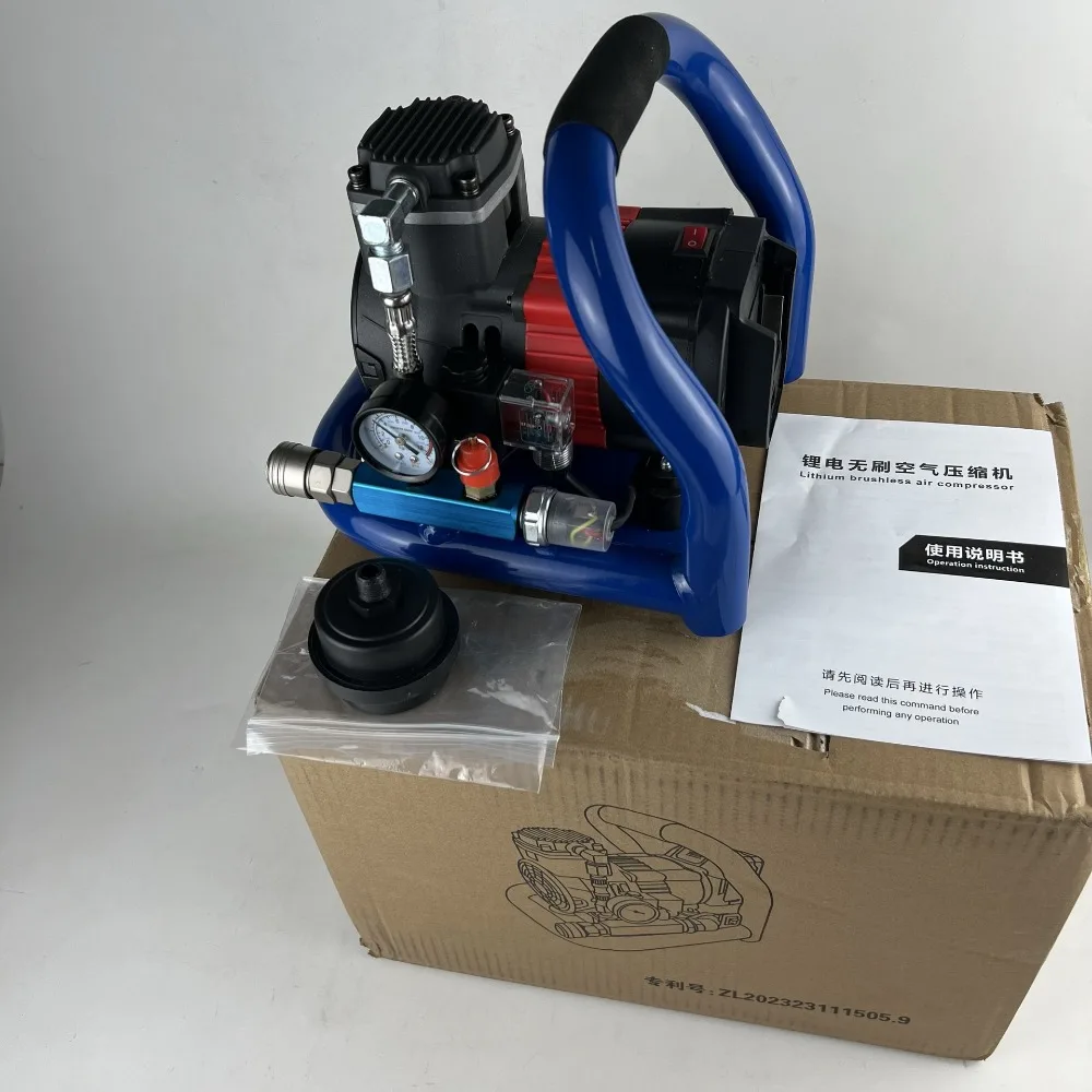 

21V Lithium Battery Air Compressor Portable Cordless Air Pump Tire Inflator For Makita 18V-21V Battery Powered Electric Air Pump
