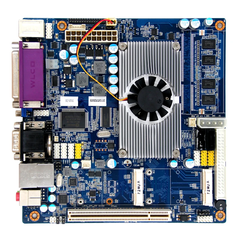 

Low power consumption Mini itx Industrial fanless Motherboard TOP525 for Queuing Machine/POS/Board tablet pc motherboards