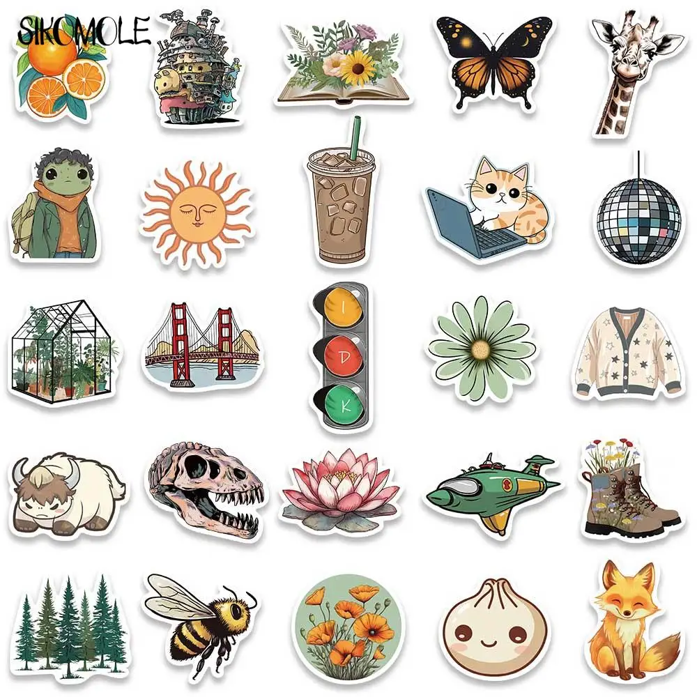 10/30/50 Uds colección de dibujos animados de pegatinas de puntos calientes Kawaii DIY equipaje de viaje guitarra nevera portátil niños calcomanías pegatina de grafiti