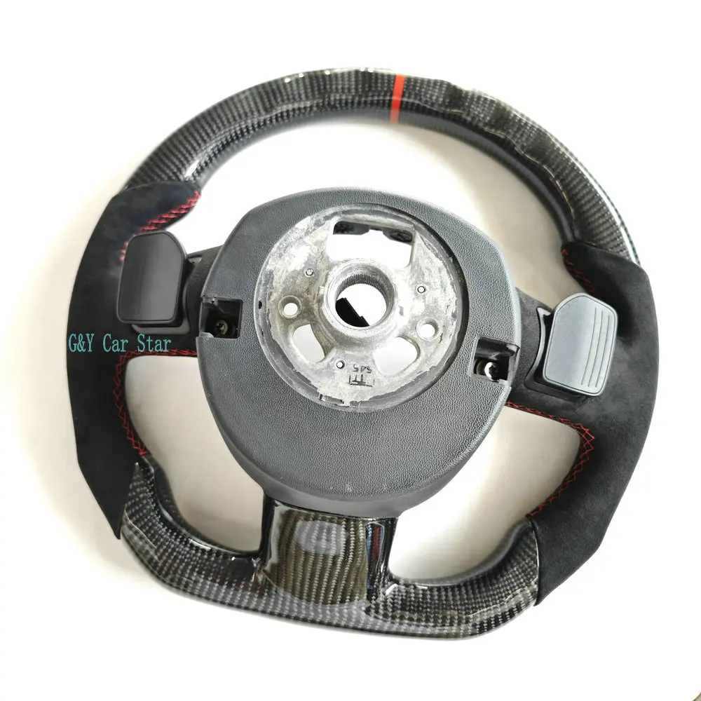 Carbon Fiber Leather/ Alcantara Steering Wheel For Audi A3 8P A5 8T 8F Q5