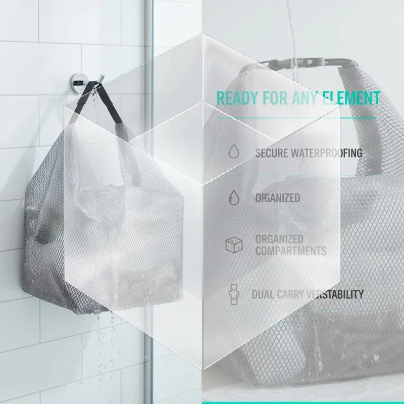 Tote Transparent Water-proof Cosmetics Bag Fashion Travel Portable Large Capacity Toiletries Pouch Trendy Women Clear Wash Bag