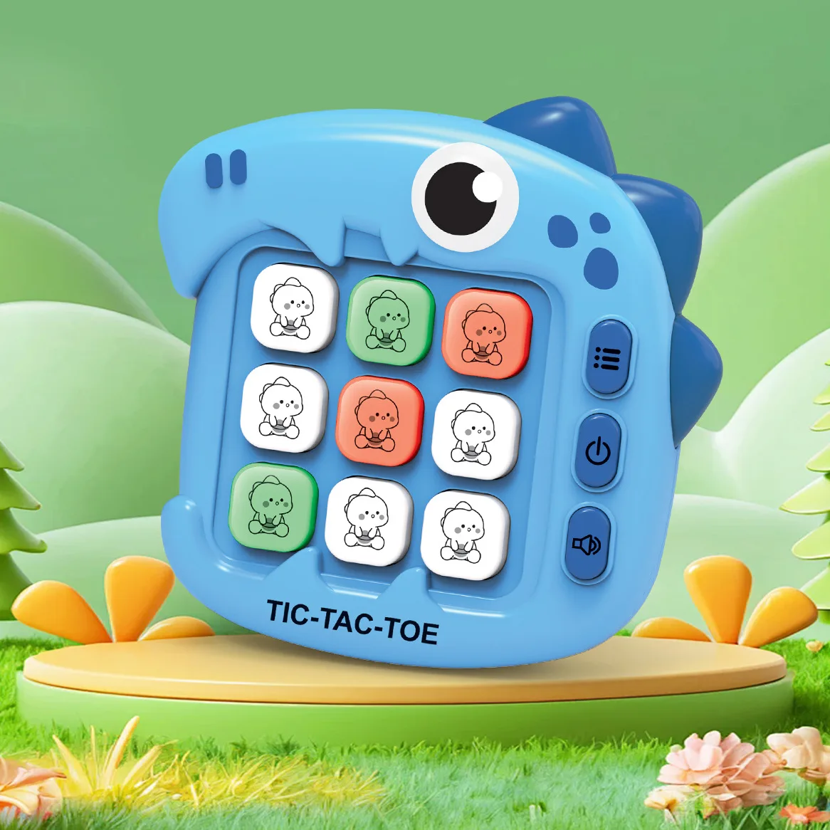 Triple Tic Tac Toe Machine de jeu enfants réflexion formation interactif jeu de bureau jouets voyage casse-tête 5 Modes