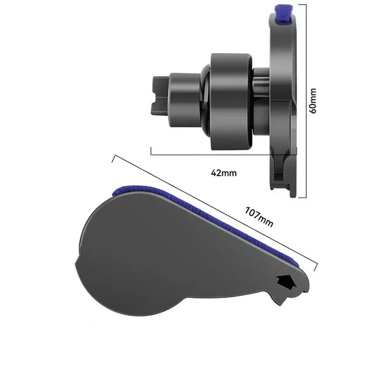 For Dyson V6 V7 V8 V10 V11 Vacuum Cleaner Soft Roller Brush Bar End Cap,Brush Bar Side Cover Replacement Parts