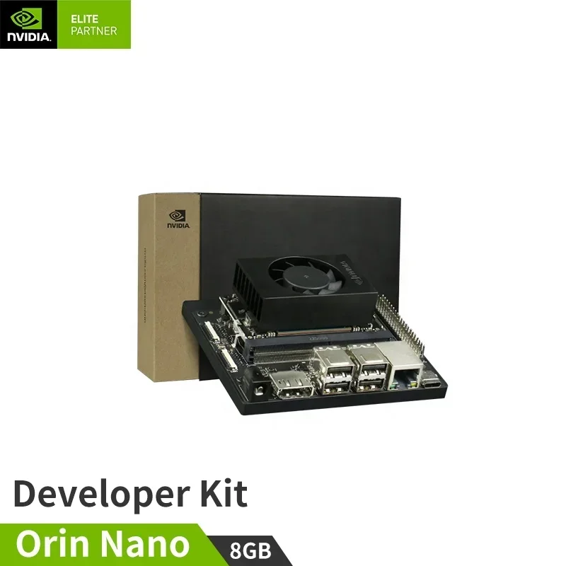 In Stock NVIDIA Jetson Orin Nano Developer Kit 40 Tops 8GB (945-13766-0000-000) For Jetson Orin Nano 8 gb Box Enclosure Case